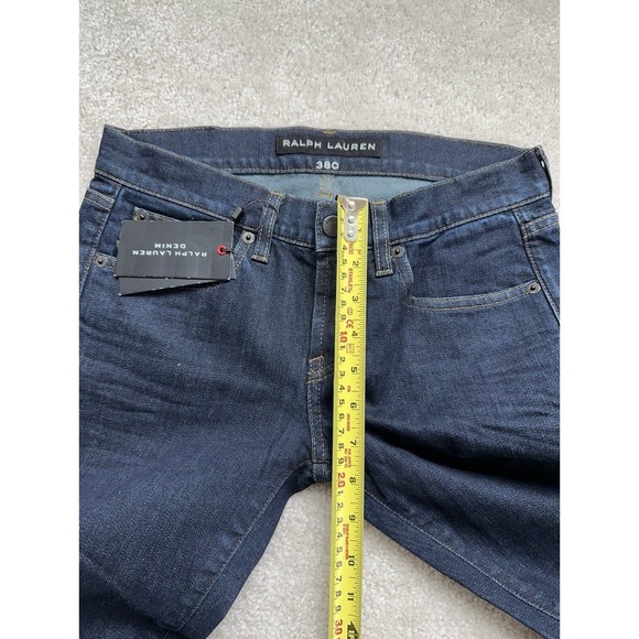NWT - Ralph Lauren 380 Skinny With Slight Bootcut Jeans Size 26 Blue ($295) - Picture 5 of 10